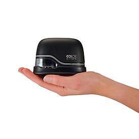 Digitaler Stempel COLOP e-mark®, 600 dpi, Micro-USB/WLAN, mit CMY Tintenpatrone, Druckkopf & Akku, schwarz