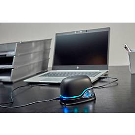 Digitaler Stempel COLOP e-mark®, 600 dpi, Micro-USB/WLAN, mit CMY Tintenpatrone, Druckkopf & Akku, schwarz