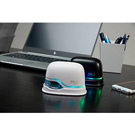 Digitaler Stempel COLOP e-mark®, 600 dpi, Micro-USB/WLAN, mit CMY Tintenpatrone, Druckkopf & Akku, schwarz