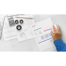 Digitaler Stempel COLOP e-mark®, 600 dpi, Micro-USB/WLAN, mit CMY Tintenpatrone, Druckkopf & Akku, weiß