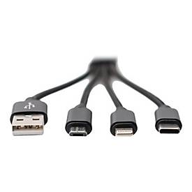 DIGITUS 3-in-1 Charger Cable - Lightning-Kabel