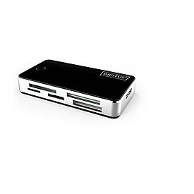 DIGITUS DA-70330-1 - Kartenleser - All-in-one (CF, SD, SDHC, MMC, RS-MMC, MMCmobile, MMCplus, miniSD, MMCmicro, MS, MS PRO, MS PRO Duo, xD, MS Micro, microSD)