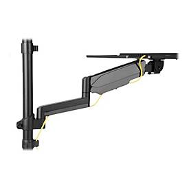 DIGITUS DA-90372 - Befestigungskit (CPU Wandhalterung, sit/stand workstation mount) - für LCD-Display / PC-Ausrüstung - Schwarz - Bildschirmgröße: 43.2-81.3 cm (17'-32')