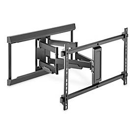 DIGITUS DA-90454 - Befestigungskit (Wandmontage, Halterung mit einem Arm, VESA-Adapter) - Voll beweglich - für Curved Panel/Flat Panel - verriegelbar - Stahl - mattschwarz - Bildschirmgröße: 94-203 cm (37'-80')
