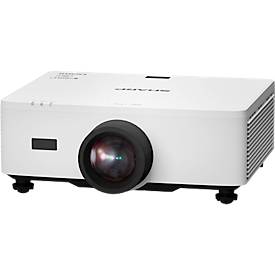 DLP Beamer Sharp P721Q, 4K UHD 3840 x 2160, 7200 ANSI Lumen, 1,6-facher Zoom, HDMI/USB/LAN, bis 20000 h, weiß