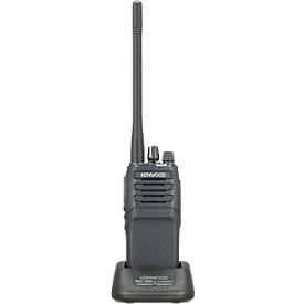 DMR-Funkgerät Kenwood NX-1200D-FN, lizenzfrei, analog/digital, 260 Kanäle, bis 6 km, bis 14,5 h, LC-Display, IP54/55, inkl. Zubehör, schwarz