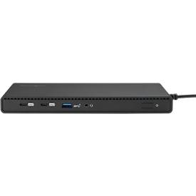 Dockingstation Kensington SD4842P USB-C Triple Video, 100 W, 4K, 1080 px, für bis zu 3 Monitore, DisplayPort/HDMI/USB/LAN/Audio, PCR, schwarz
