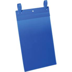 Documententassen met ophanglus, B 210 x H 297 mm (A5 staand), 50 st., blauw