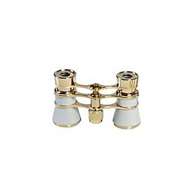 Opera Binocular 103 - Fernglas 3.5 x 25 - Perlmutt/Gold