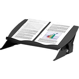 Dokumentenhalter Fellowes Easy Glide, höhen- & tiefenverstellbar, ergonomisch, schwarz/grau