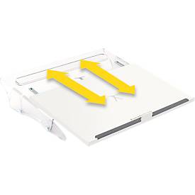 Dokumentenhalter Flex Desk 630 New, höhenverstellbar, mit Aufbewahrungsfach