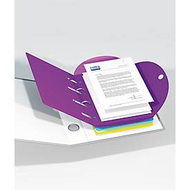 Dokumentenmappe TARIFOLD Smartfolder, Format A4, für bis zu 80 Blatt, Karton, farbsortiert, 6 Stück