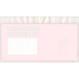 Dokumententaschen, DIN lang, 240 x 110, 1000 Stück, transparent