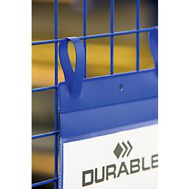 Dokumententaschen mit Lasche, B 210 x H 297 mm (DIN A5), 50 Stück, blau