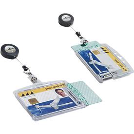 Doppelbox mit Ausweishalter von Durable, 10 Stück