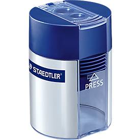 Doppelspitzdose Staedtler® 512, 2 Spitzlöcher, für normale und jumbo Stifte, Verschlussdeckel