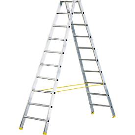 Doppelstufen-Stehleiter MEHRSI®, 10 Stufen, 15,5 kg