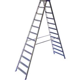 Doppelstufenleiter Lila-Serie, 12 Stufen