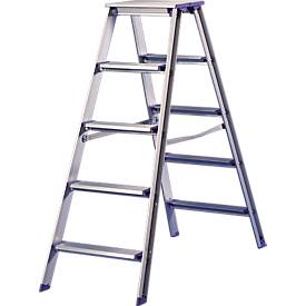 Doppelstufenleiter Lila-Serie, 5 Stufen