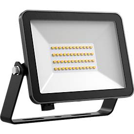 Dotlux LED-Strahler FLOORslim 30 W, 4000 K, IP65, schwarz