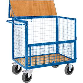 Drahtkastenwagen, mit oder ohne Deckel, Ladefläche L 975 x B 675 o. L 1175 x B 775 mm