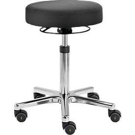 Drehhocker TEC basic IS 1999_ESD, ESD-leitfähig, höhenverstellbar, ergonom. Polster-Sitz, versch. Farben