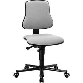 Drehstuhl Solitec, mit Rollen, Textilpolster