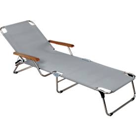 Dreibeinliege Amigo mit Armlehnen