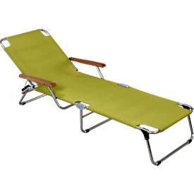 Dreibeinliege Amigo mit Armlehnen