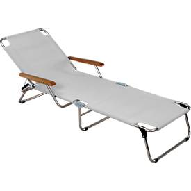 Dreibeinliege Amigo mit Armlehnen