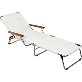 Dreibeinliege Amigo mit Armlehnen