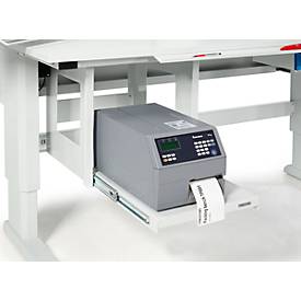 Druckerboard Serie TPB, ausziehbar bis 500 mm, f. Drucker B 400 x T 500 x H 415 mm