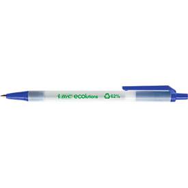 Druckkugelschreiber BIC® ECOlutions® Clic Stic, 0,4 mm, recycelt, blau, 50 Stück