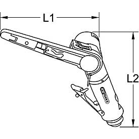 Druckluft-Bandschleifer, 150mm