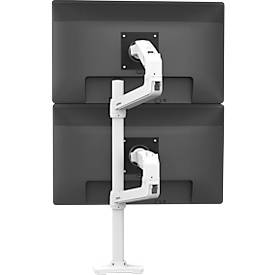 Dual Monitorarm Ergotron LX 45-509-216, für 2 Monitore bis 40', bis 20 kg, höhenverstellbar, neig-, dreh- & schwenkbar, Aluminium & Stahl, weiß