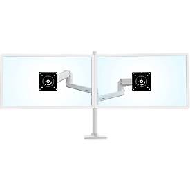 Dual Monitorarm Ergotron LX 45-509-216, für 2 Monitore bis 40', bis 20 kg, höhenverstellbar, neig-, dreh- & schwenkbar, Aluminium & Stahl, weiß