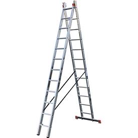 DUBILO Mehrzweckleiter, 2 x 12 Sprossen