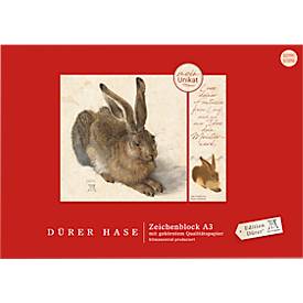 Dürer Hase Zeichenblock, A3, 18 Blatt