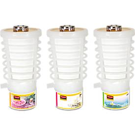Duftspender Nachfüllset Rubbermaid TCell 1.0, 6 Lufterfrischer pro Packung, Relaxing Spa