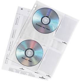 Durable CD/DVD-Hülle A4, für 4 CD/DVDs