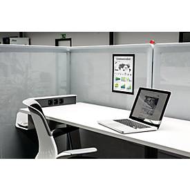 Durable Folienrahmen Duraframer Grip, Format DIN A4, für Textilflächen, schwarz