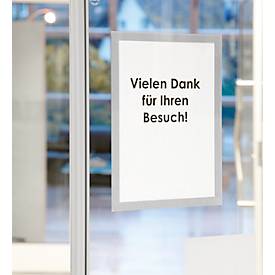 Durable Inforahmen Duraframe, DIN A4, 10 Stück, silber