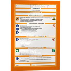 Durable Inforahmen Duraframe, DIN A4, 2 Stück, orange