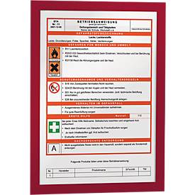 Durable Inforahmen Duraframe, DIN A4, 2 Stück, rot