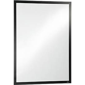 Durable Inforahmen DURAFRAME® Poster, A1 Hoch-/Querformat, für 2 Poster, selbstklebend, aufklappbarer Magnetrahmen, B 639 x T 28 x H 886 mm, PET, schwarz
