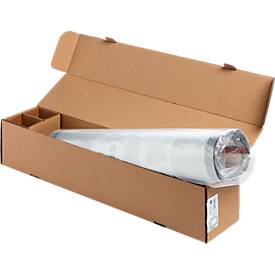 Durable Inforahmen DURAFRAME® Poster, A1 Hoch-/Querformat, für 2 Poster, selbstklebend, aufklappbarer Magnetrahmen, B 639 x T 28 x H 886 mm, PET, silber