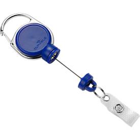 Durable Jojo Extra Strong, für schwere Kartenhalter o. Schlüssel, mit Clip, L 600 mm, blau