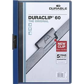 Klemmmappen DURACLIP, DIN A4, Kunststoff, mit Clip