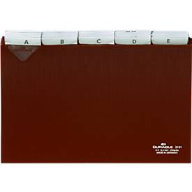 DURABLE Leitregister, DIN A5, Buchstaben A-Z, PVC, Tabbreite 40 mm