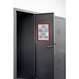 DURABLE Magnetrahmen DURAFRAME MAGNETIC DIN A4, rot, 5 Stück